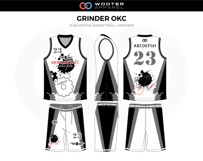 Contoh desain jersey basket