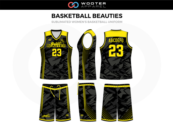 Contoh desain jersey basket