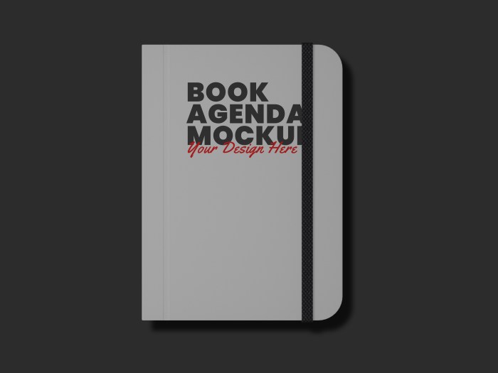 Contoh desain buku agenda