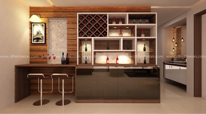 Contoh desain dapur mini bar